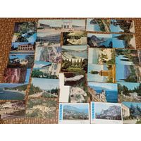 Открытки 63 шт Крым Алушта Алупка и другие районы Крыма