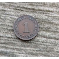 Werty71 Германия 1 пфенниг 1911 A