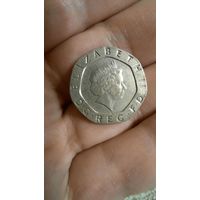 Великобритания 20 пенсов 2004 г.