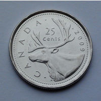 Канада 25 центов, 2009