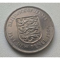 Джерси 5 Пенсов, 1980 6-12-27