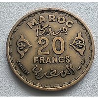 Марокко 20 Франков, 1952. 5-3-11