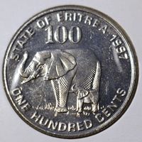 Эритрея 100 центов 1997 год
