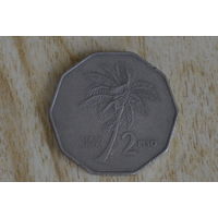 Филиппины 2 писо 1990 с 1 руб