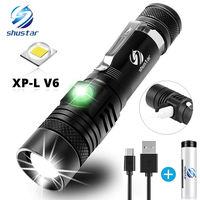НОВЫЙ светодиодный фонарик SHUSTAR
