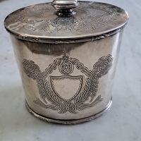 Старинная шкатулка.Англия .Посеребренние.