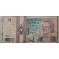 Румыния 1000 Лей 1991, VF 399