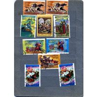 СССР, 1991,НАРОДНЫЕ ПОТЕШКИ  , Сборка 10м, гашен   по 5 коп шт