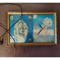 Часы с Иисусом с подсветкой