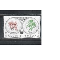 Уоллис и Футуна-1989(Мих.570) , ** , Спорт, Велоспорт , Велосипеды(одиночка)