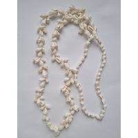 Длинные бусы. Ракушка. Ожерелье морское