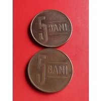 Румыния. 5 бани 2005  год