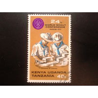 Кения-Уганда-Танганьика. 1973. 24 Всемирный скаутский комитет в Намибии