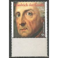 Германия. 300 лет со дня рождения Фридриха Великого. 2012г. Mi#2906.