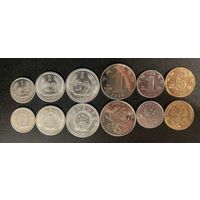 Китай НАБОР МОНЕТ 6 штук 1 2 5 фынь 1 и 5 дзяо 1 юань UNC