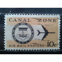 Зона Панамского канала, 1965. Герб зоны канала и самолет