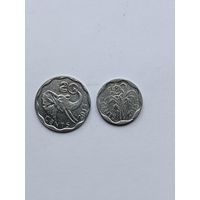 Эсватини (Свазиленд) Набор 2 монеты: 10 и 20 центов 2015 года