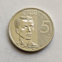 Филиппины 5 писо  2018 г.