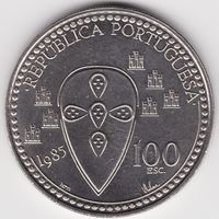 Португалия 100 эскудо, 1985 800 лет со дня смерти Короля Альфонсо Энрике UNC
