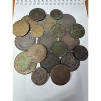 Медные монеты Елизаветы и Екатерины