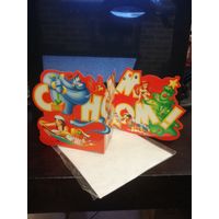 Открытка С Новым годом винтаж Сирия 16*42см