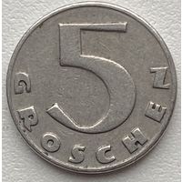 Австрия 5 грошей 1931 г.