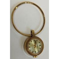 Часы-Кулон "Чайка" состояние,Золочение Au-5,За вашу цену!