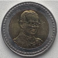 Таиланд 10 бат 2006 г. 60 лет правления Короля Рамы IX