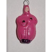 Елочная мини игрушка Клоун из очень редкого теребовлянского набора Малютка