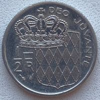 Монако 1/2 франк 1982 г.