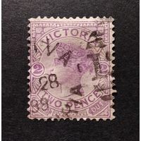 Великобритания\315с\ Квинсленд 1897 Королева  зуб.12.5х13 Sc.114