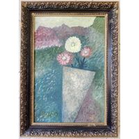 Акулов В. "Утро нового дня", 2008г. Холст на картоне, масло.Размер 50,5х70,5 см.