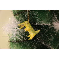 Ёлочная игрушка папье-маше, "Крокодил".