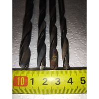 Сверла ссср по металлу. 4шт. Разные. В хорошем состоянии.