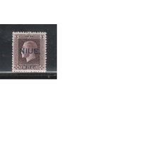 Ниуе-1917,(Мих.20)  * ,  Британские колонии, Стандарт,Надп., Король,(одиночка)