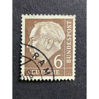 Германия 1954. Профессор, доктор Теодор Хойс (1884-1963), 1-й президент Германии