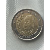 Испания 2 евро 2008