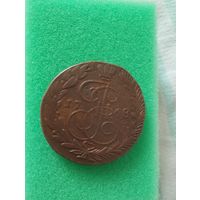 РОССИЯ 5 КОПЕЕК 1768 ЕМ