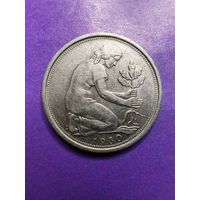 Германия ФРГ 50 пфеннигов 1980 F