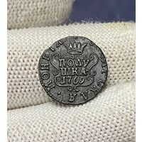 Полушка 1769 КМ Биткин R! Сибирь! Сузунский монетный двор!
