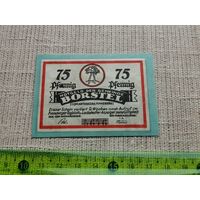 Германия-нотгельд 75   пфенингов  Borstel 1921