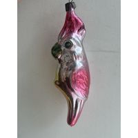 Ёлочная игрушка попугай СССР