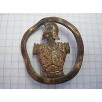 Кокарда французская в позолоте с рубля!