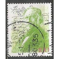 ФРГ. 175 лет со дня рождения Т.Фонтане. Поэт. 1994г. Mi#1767.