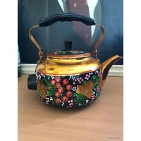 СССР Чайник электрический, хохлома, ручная роспись, 1981 год, рабочий