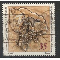 ГЕРМАНИЯ, ГДР - 1973 [Mi. 1826] Гашеная (DDR04)