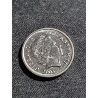 Гибралтар 5 пенсов 2003 Unc AB