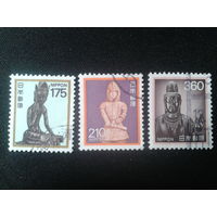 Япония, 1989. Стандарт, статуи, полная серия