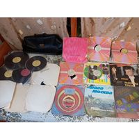 Виниловые пластинки из СССР  17 штук + бонус Винтажный Саквояж . С рубля
