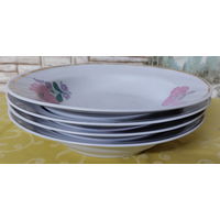 Тарелка суповая-2. Добрушский фарфоровый завод (Добруш)-2